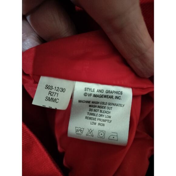 M655)Chase Authentic Dale Earnhardt Jr #8 Budweiser Red Twill Jacket Size Large - Picture 15 of 15